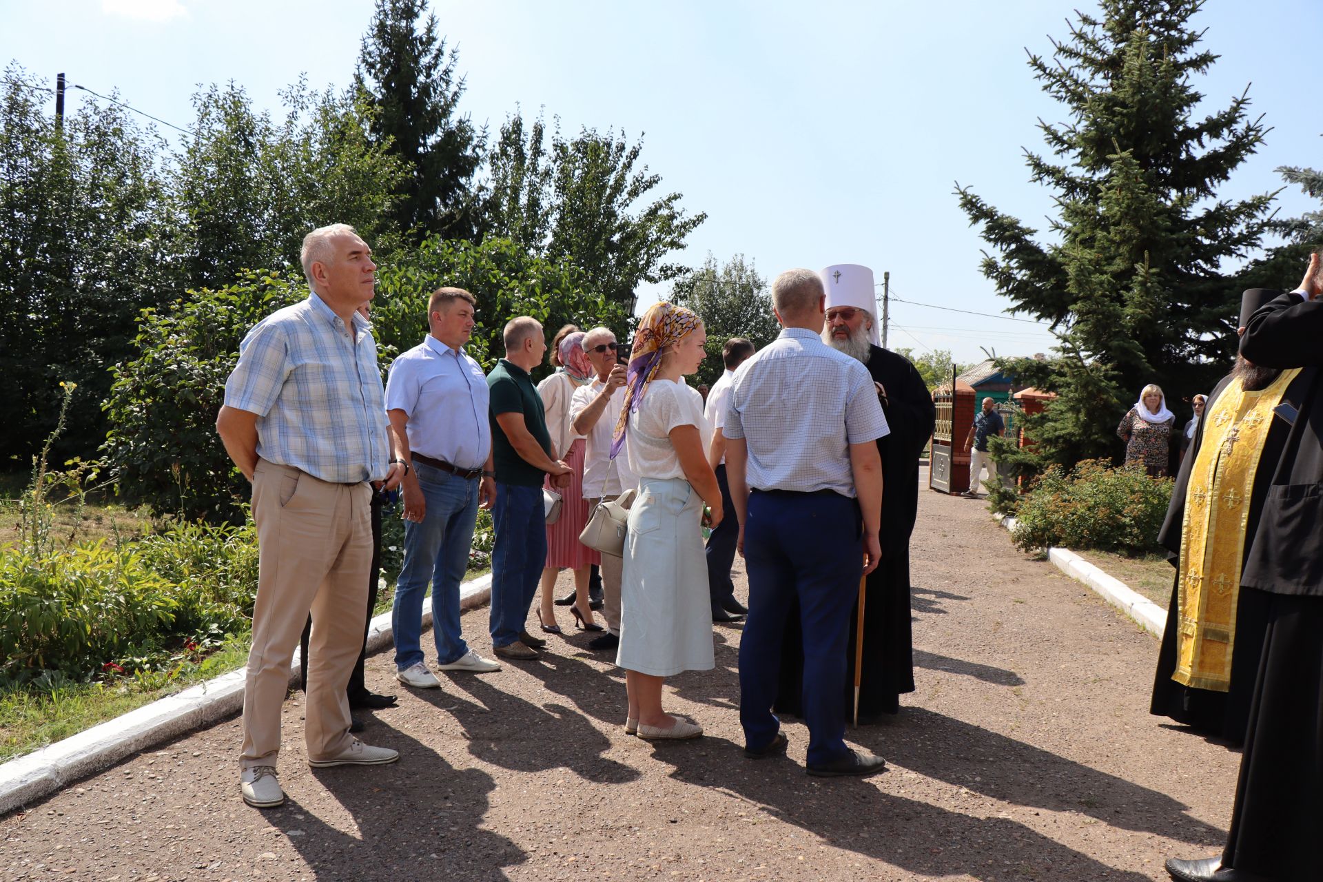 В Лаишевском районе в память об участнике СВО в селе Никольское на колокольню установили колокол
