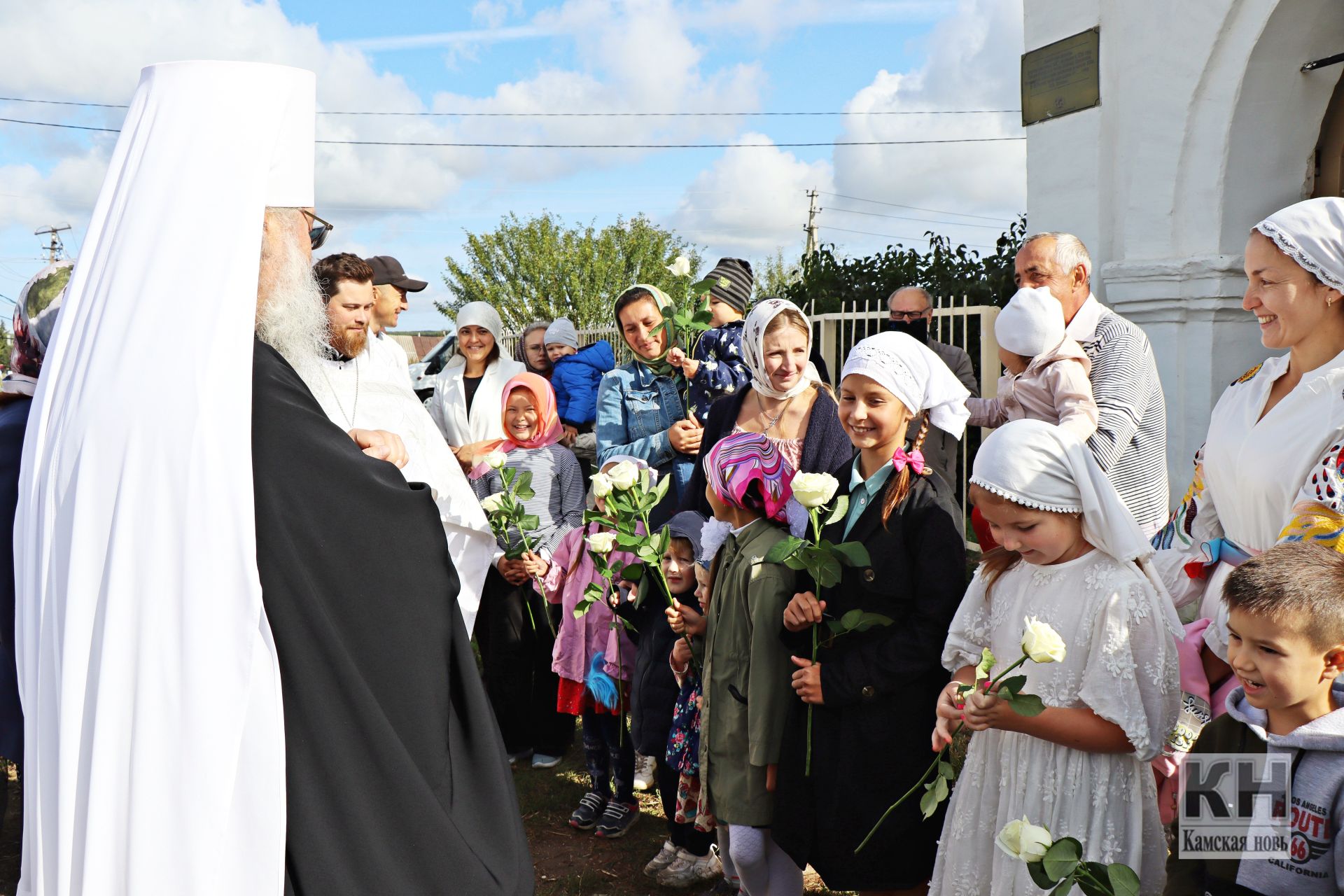 В селе Державино Лаишевского района митрополит Кирилл совершил Божественную литургию