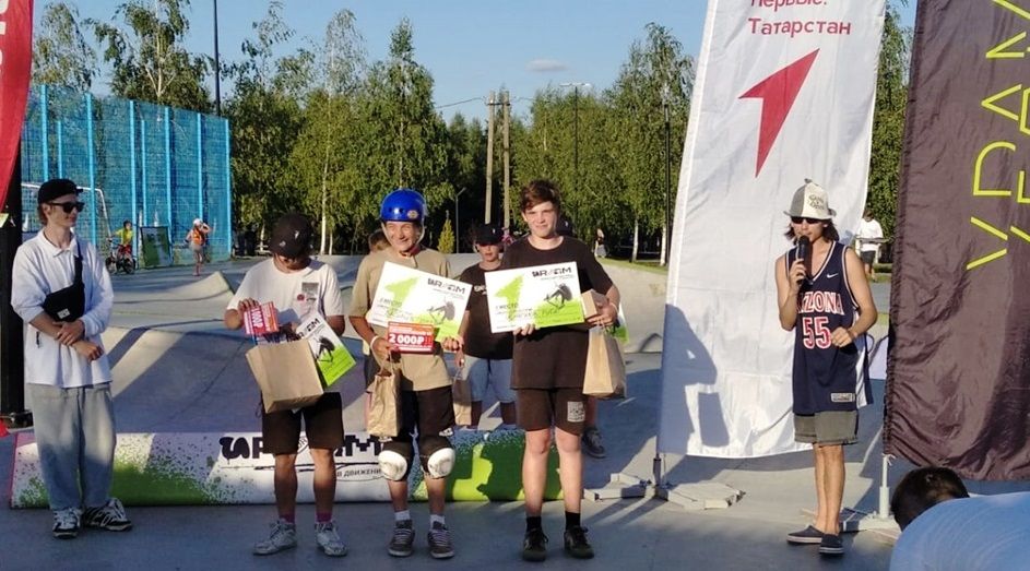 В Лаишеве наградили участников современного экстрим-спорта «Лига первых» (Урам-тур)