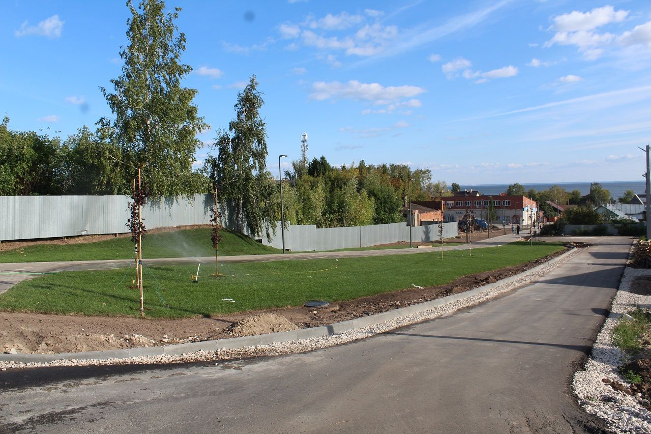 Реконструкция лаишевской улицы Советская близится к завершению