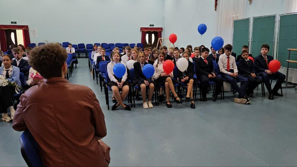 Московский медиаменеджер Илья Андреев встретился со школьниками Лаишевского района