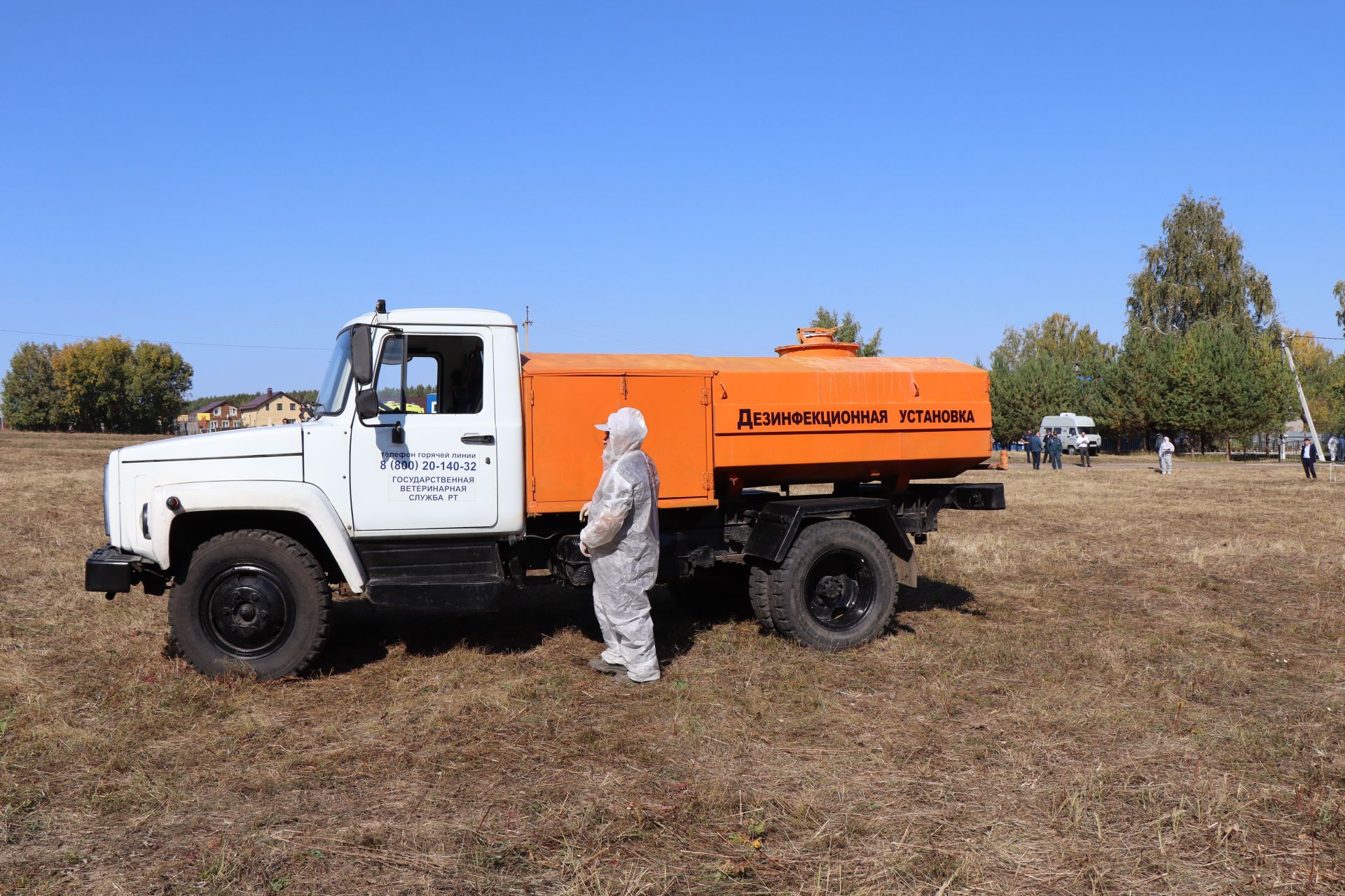 Сегодня в Лаишево прошли республиканские командно-штабные учения по ликвидации очага ящура