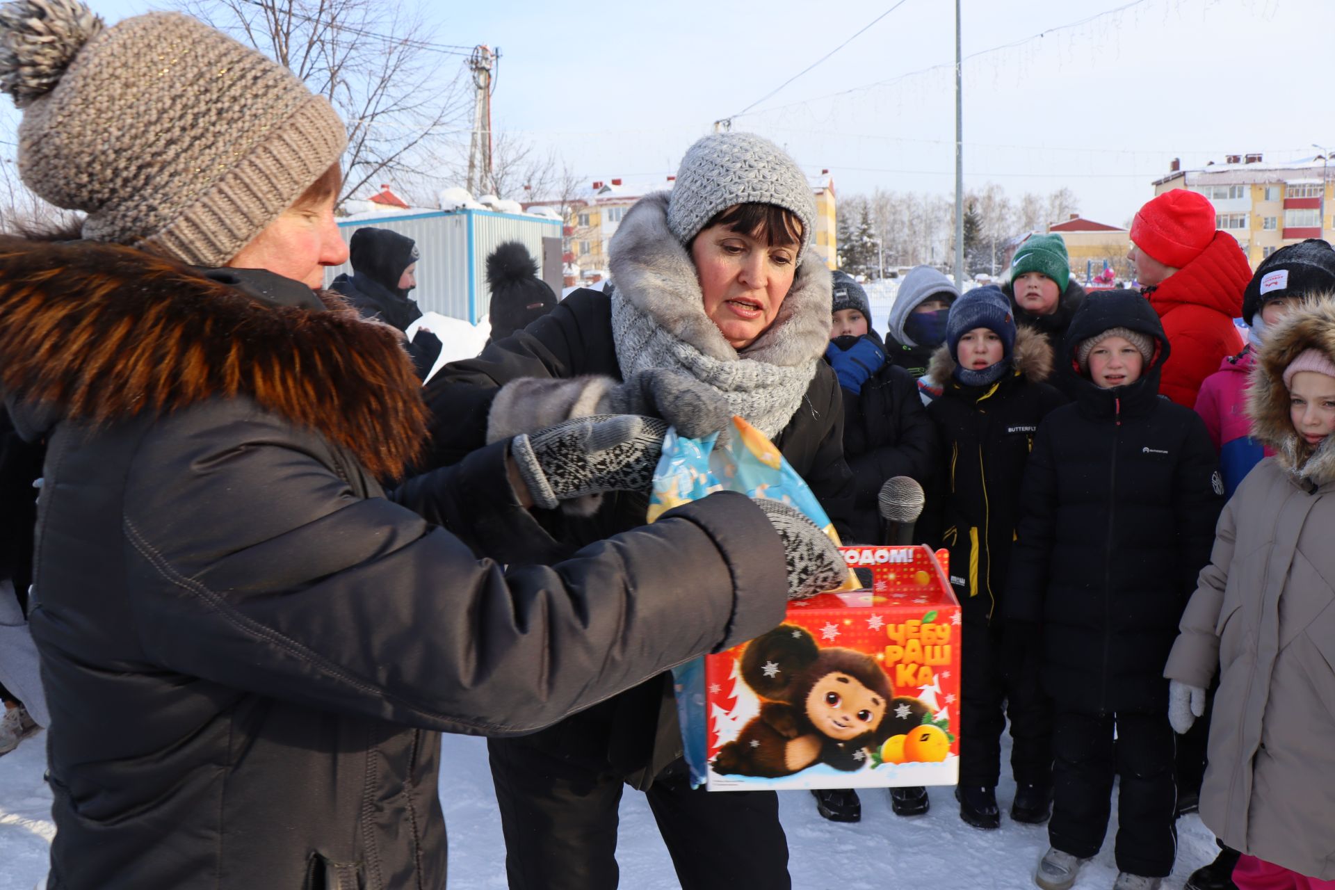 Яркие моменты встречи старого Нового года в Лаишево