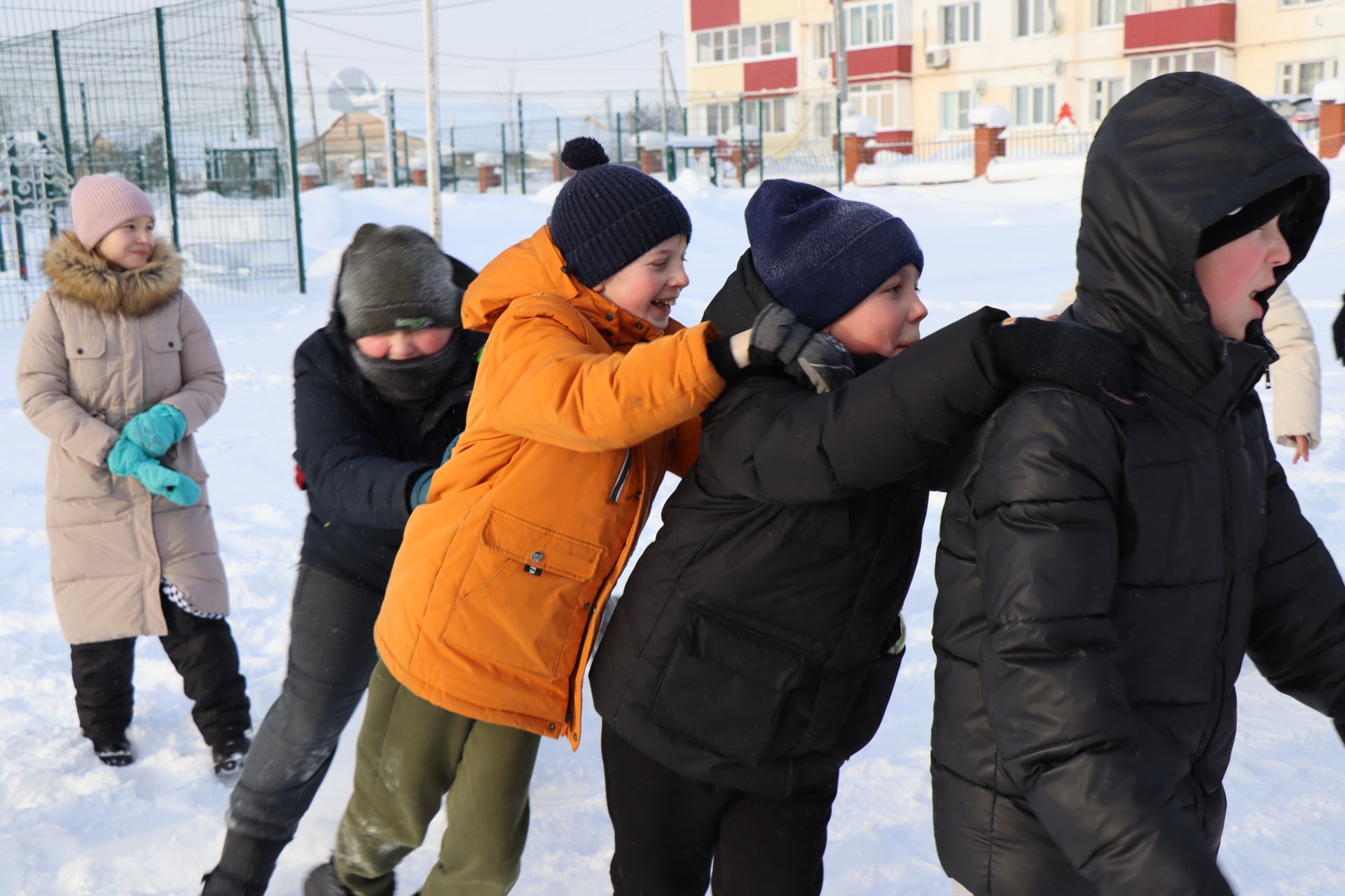 Яркие моменты встречи старого Нового года в Лаишево