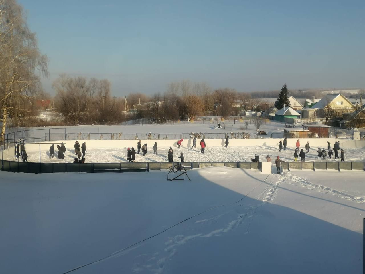 Как справлялись со снежной стихией в Именьковской школе
