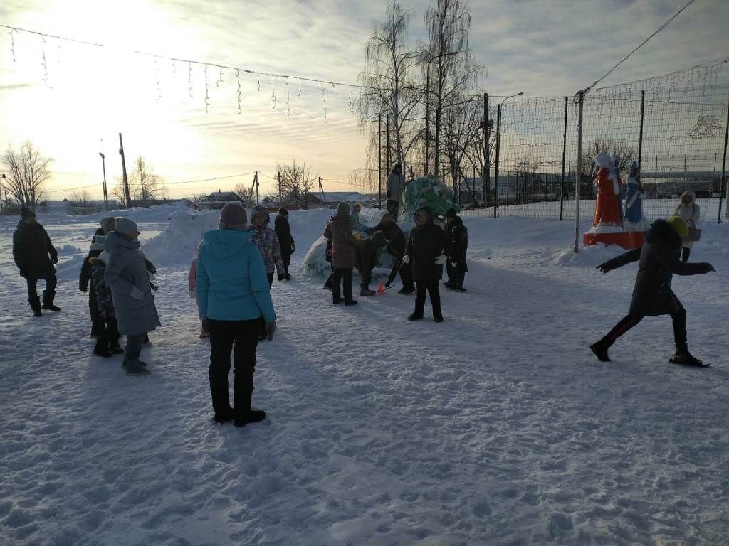 Как в Лаишевском районе дети в зимние каникулы развлекаются