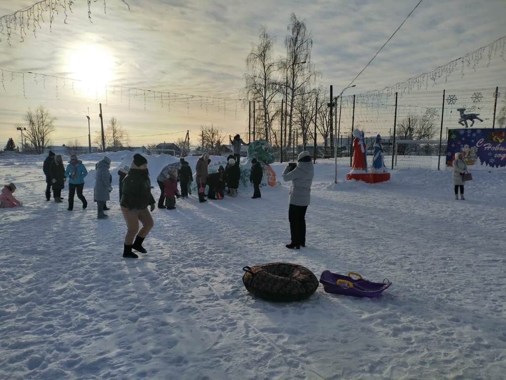 Как в Лаишевском районе дети в зимние каникулы развлекаются