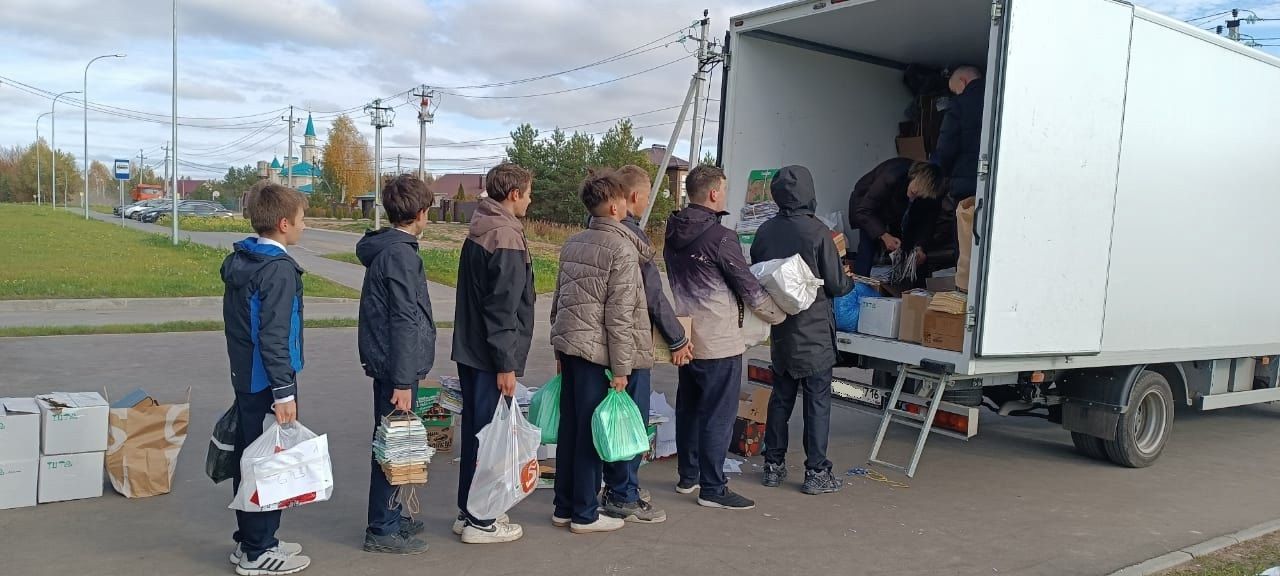 В Лаишевском районе завершилась акция по сбору макулатуры