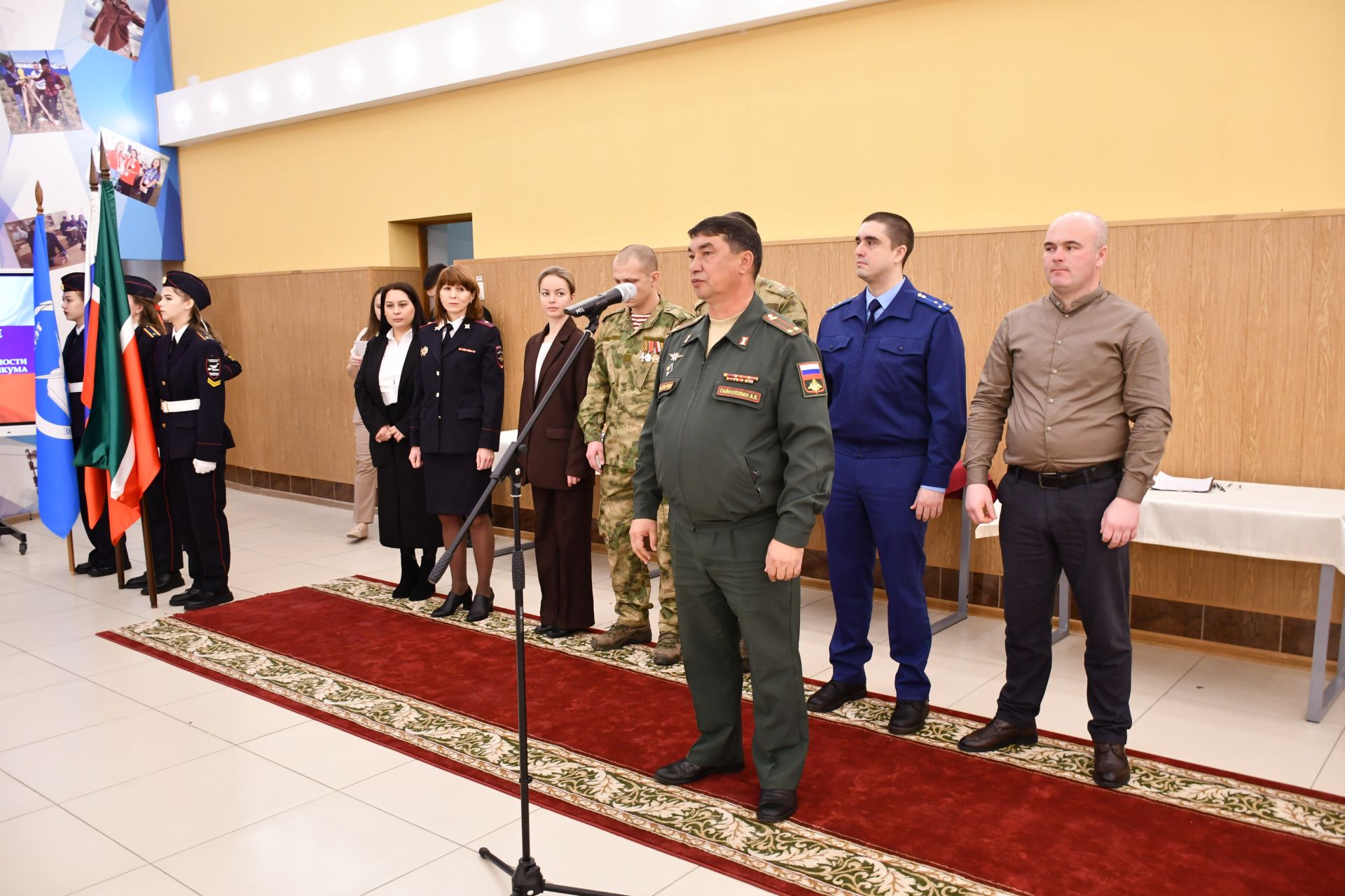 Сегодня курсанты Лаишевского технико-экономического техникума дали торжественное обещание