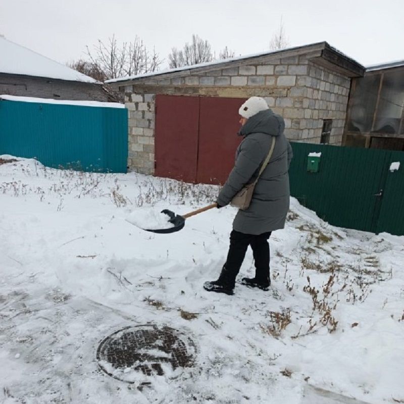 Социальные работники устроили в Лаишеве акцию «Чистый двор»