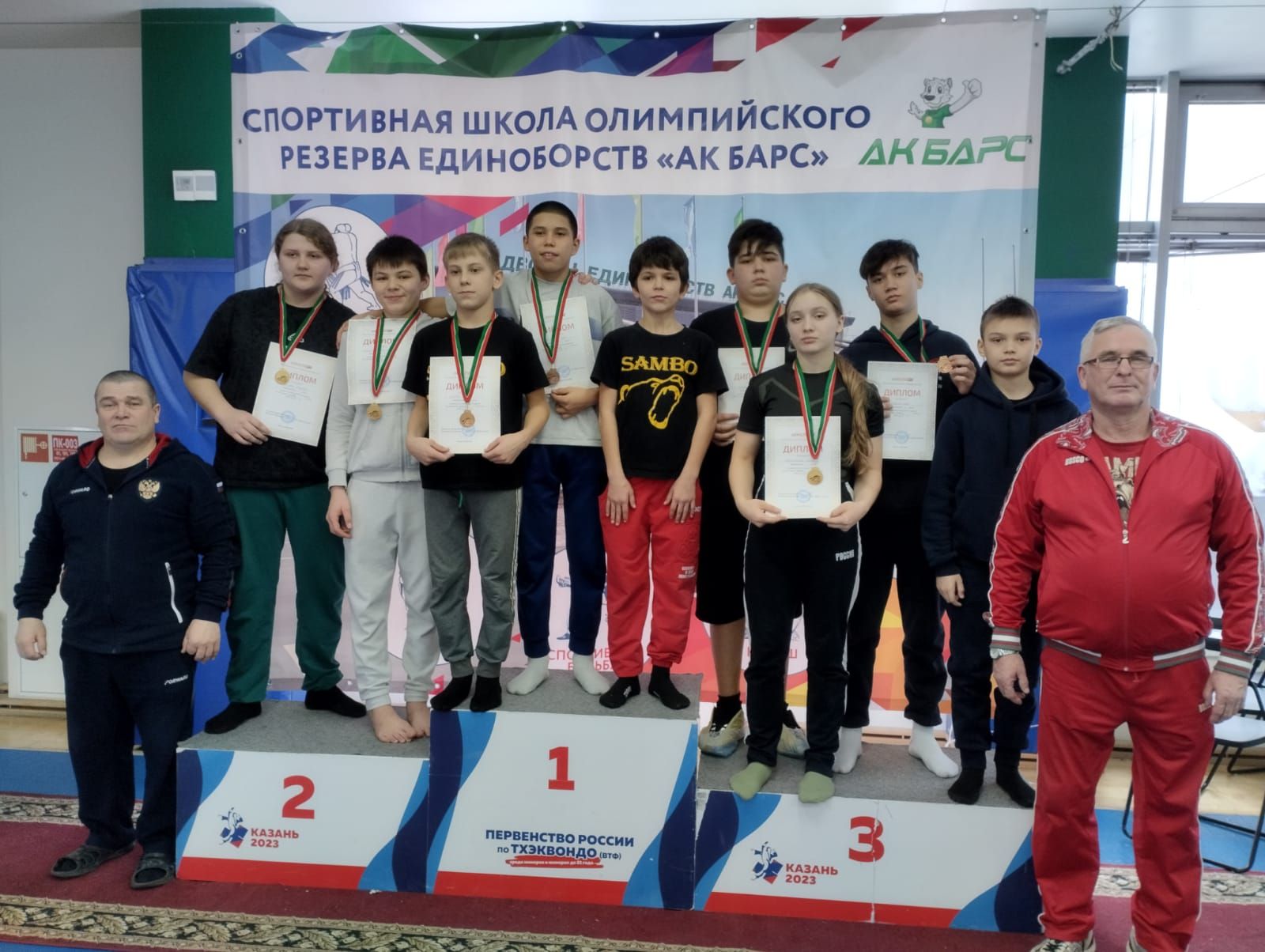 В первенстве Татарстана по сумо среди юношей и девушек 2010-2012 г.р. лаишевские спортсмены выступили достойно