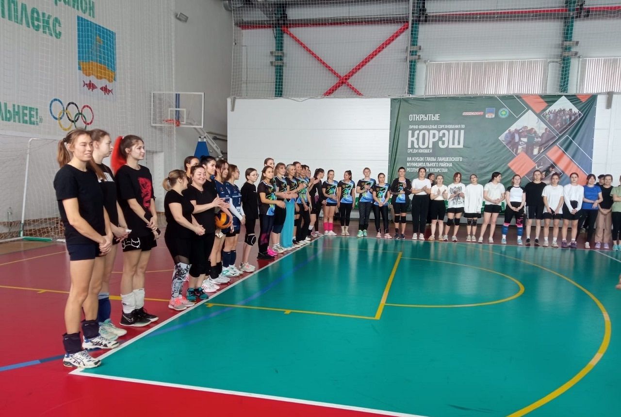 Женский день в Лаишевском районе отметили волейбольным турниром