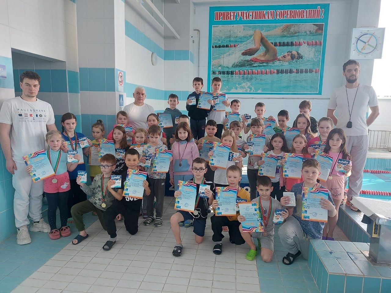 В Лаишеве прошли соревнования по плаванию «Весенняя капель»