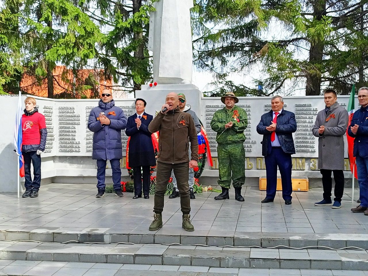 В День Победы в Песчаных Ковалях Лаишевского района звучали песни военных лет