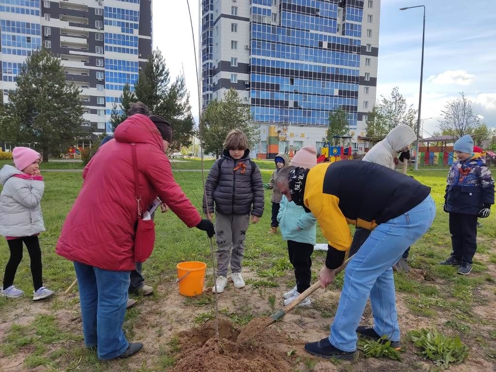 Самоорганизация и единство: жители ЖК «Южный парк» Лаишевского района отметили День Победы увлекательным мероприятием