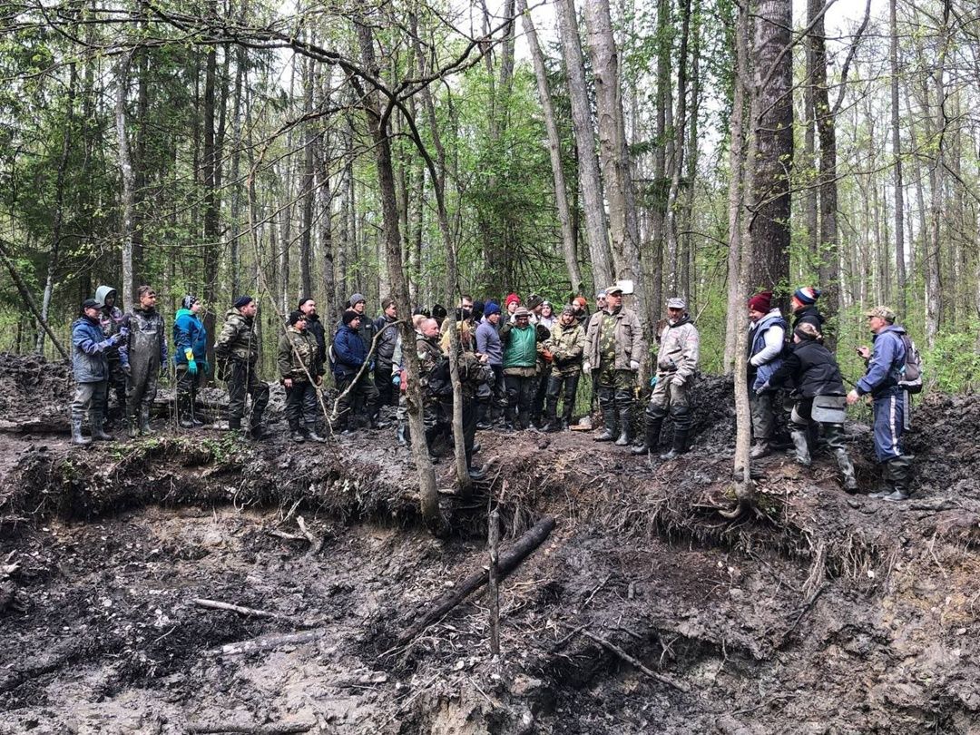 Поисковики Лаишевского района ведут раскопки в Новгородской области