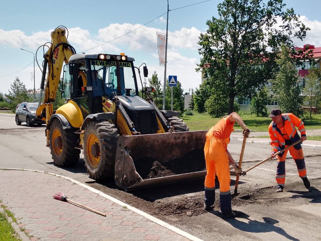 В Лаишево благоустраивают улицы