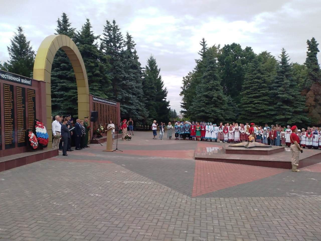 В Лаишеве в митинге в День памяти и скорби участвовали гости из других регионов России