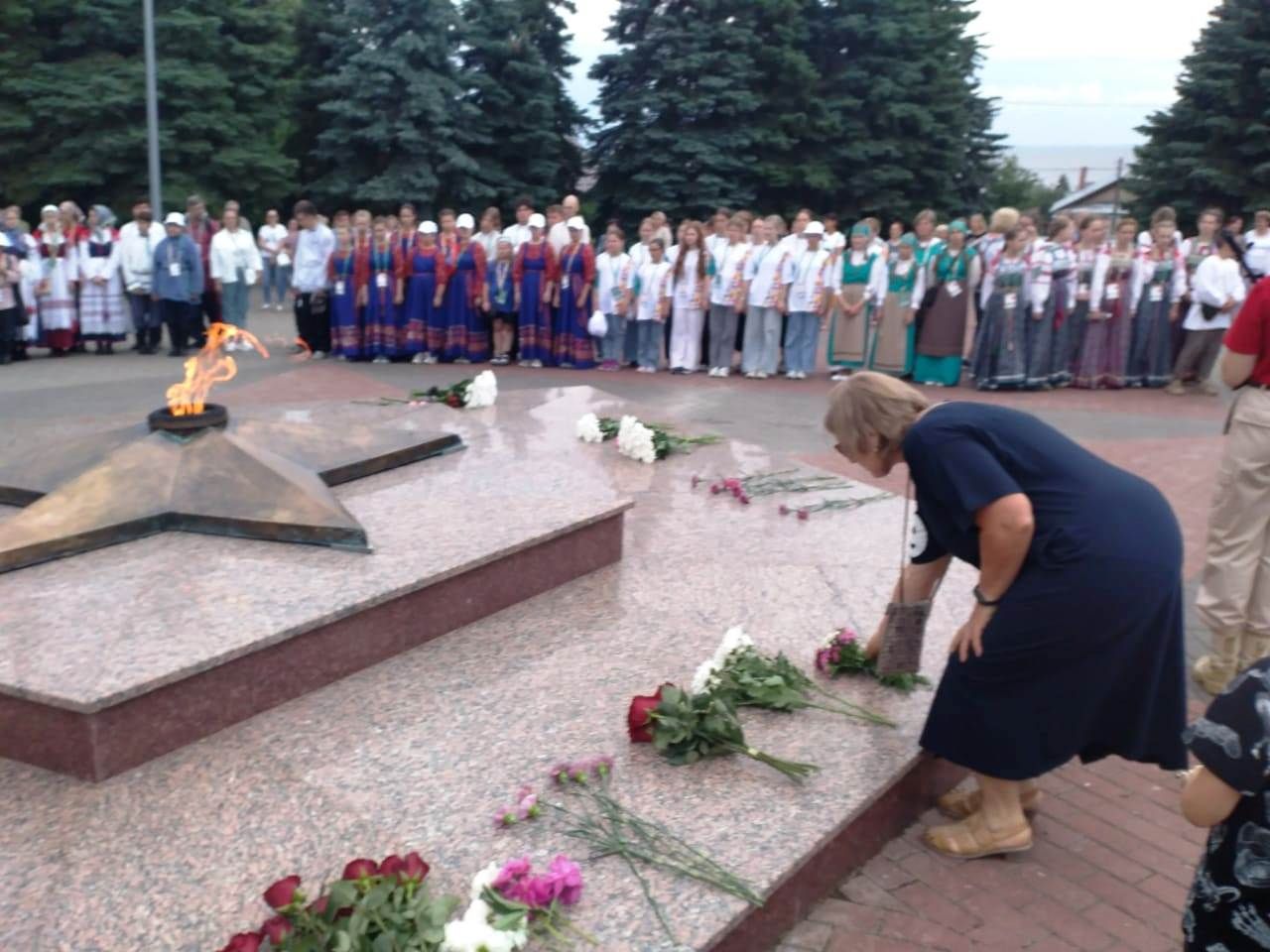 В Лаишеве в митинге в День памяти и скорби участвовали гости из других регионов России