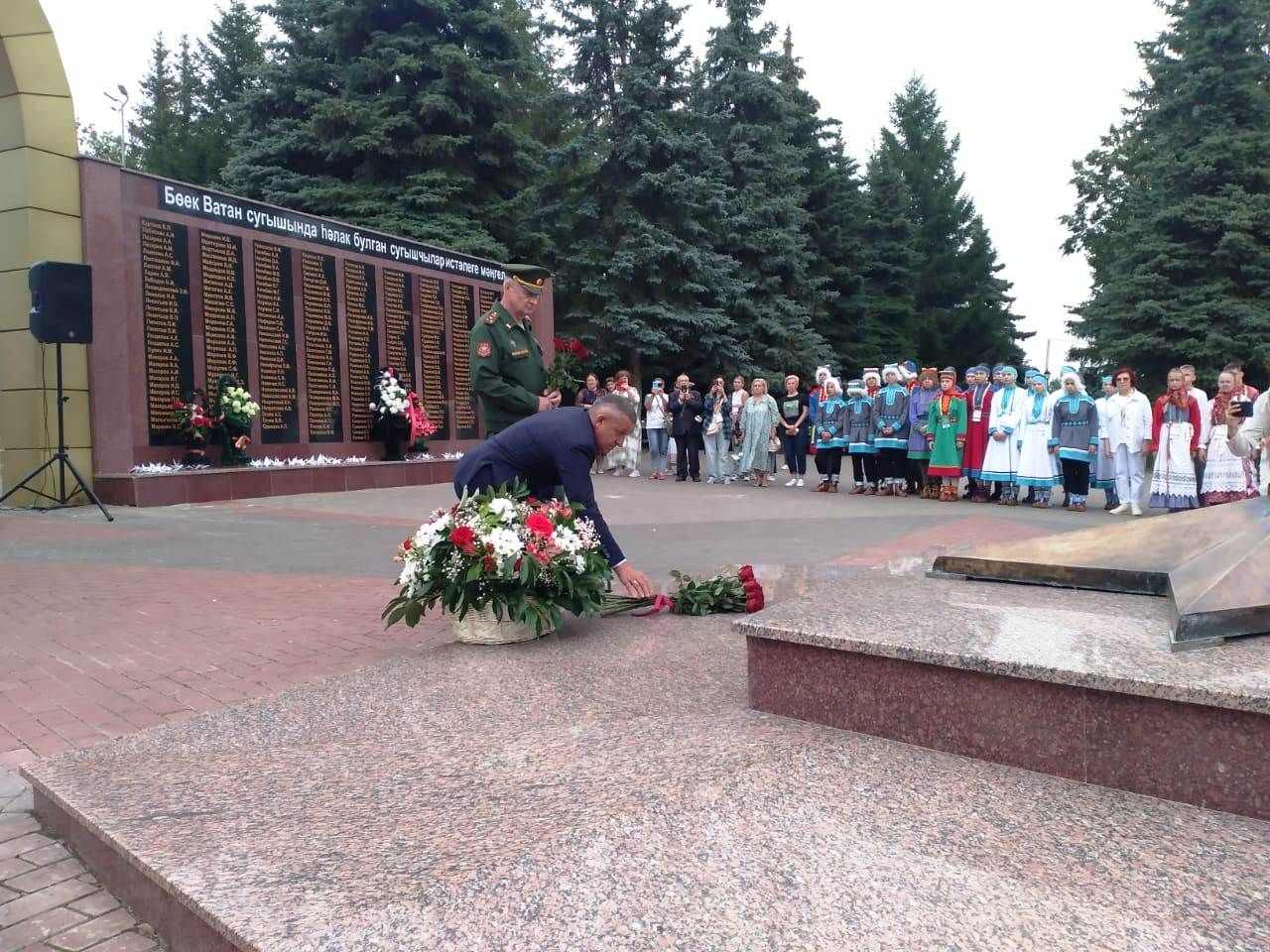 В Лаишеве в митинге в День памяти и скорби участвовали гости из других регионов России