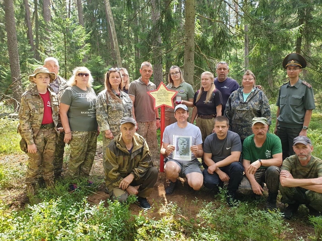 Благодаря поисковикам Лаишевского района найдены останки 70 красноармейцев