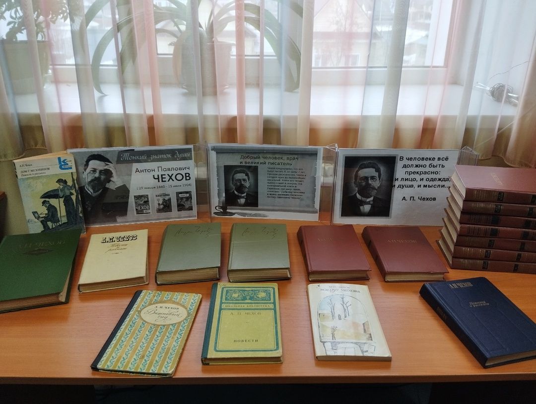 В Сокуровской сельской библиотеке оформлена выставка — портрет «Тонкий знаток человеческих душ»