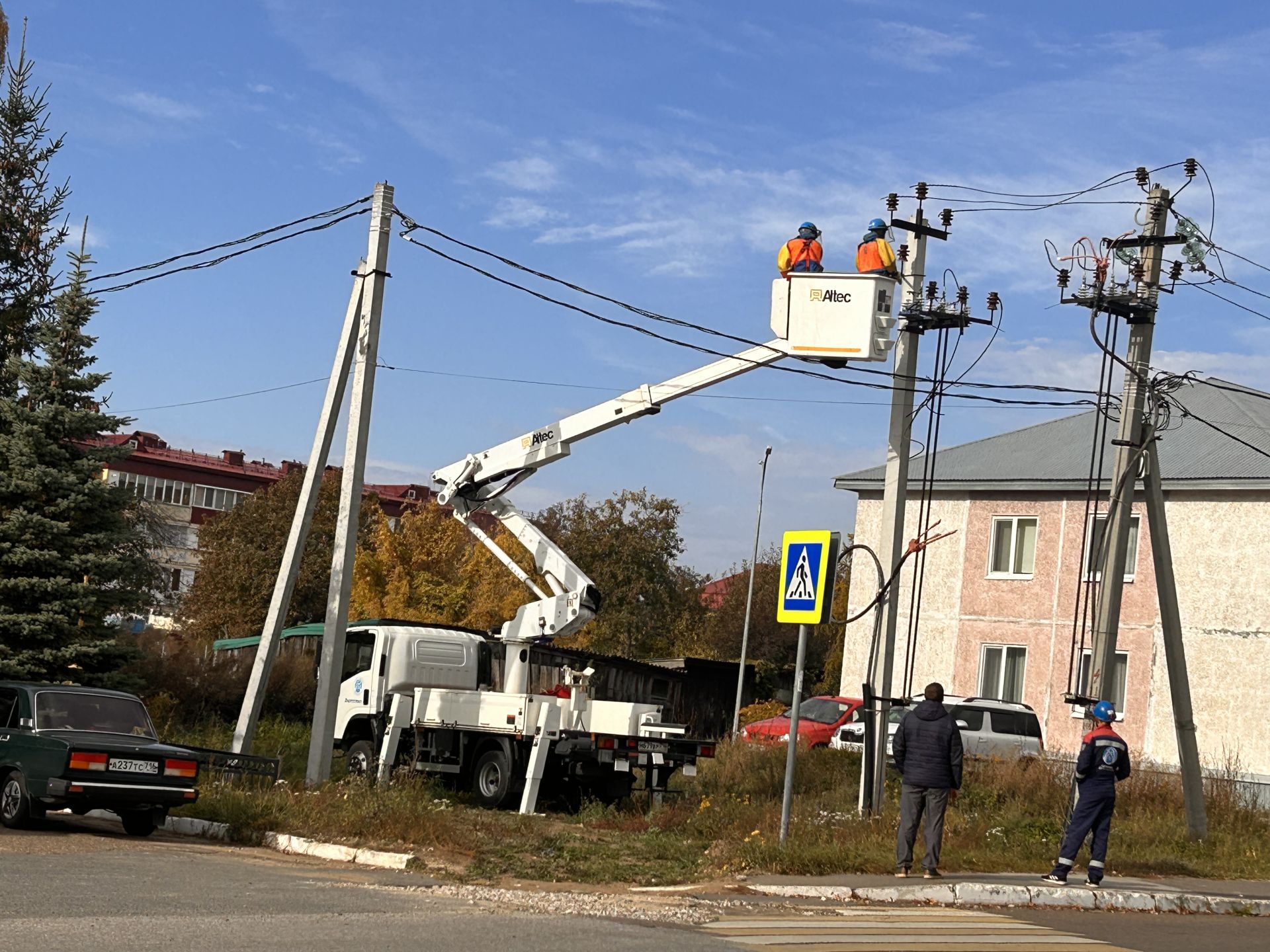 На объекте энергетической инфраструктуры в Лаишево ведутся работы