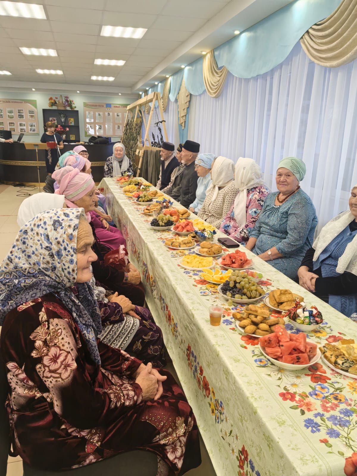 Теплая встреча согрела сердца в Атабаевском доме культуры