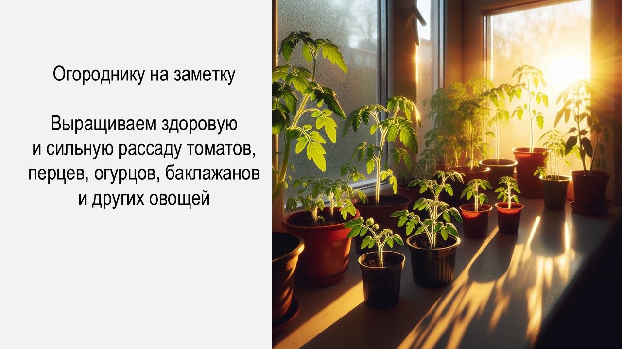 Как вырастить здоровую и крепкую рассаду овощей?