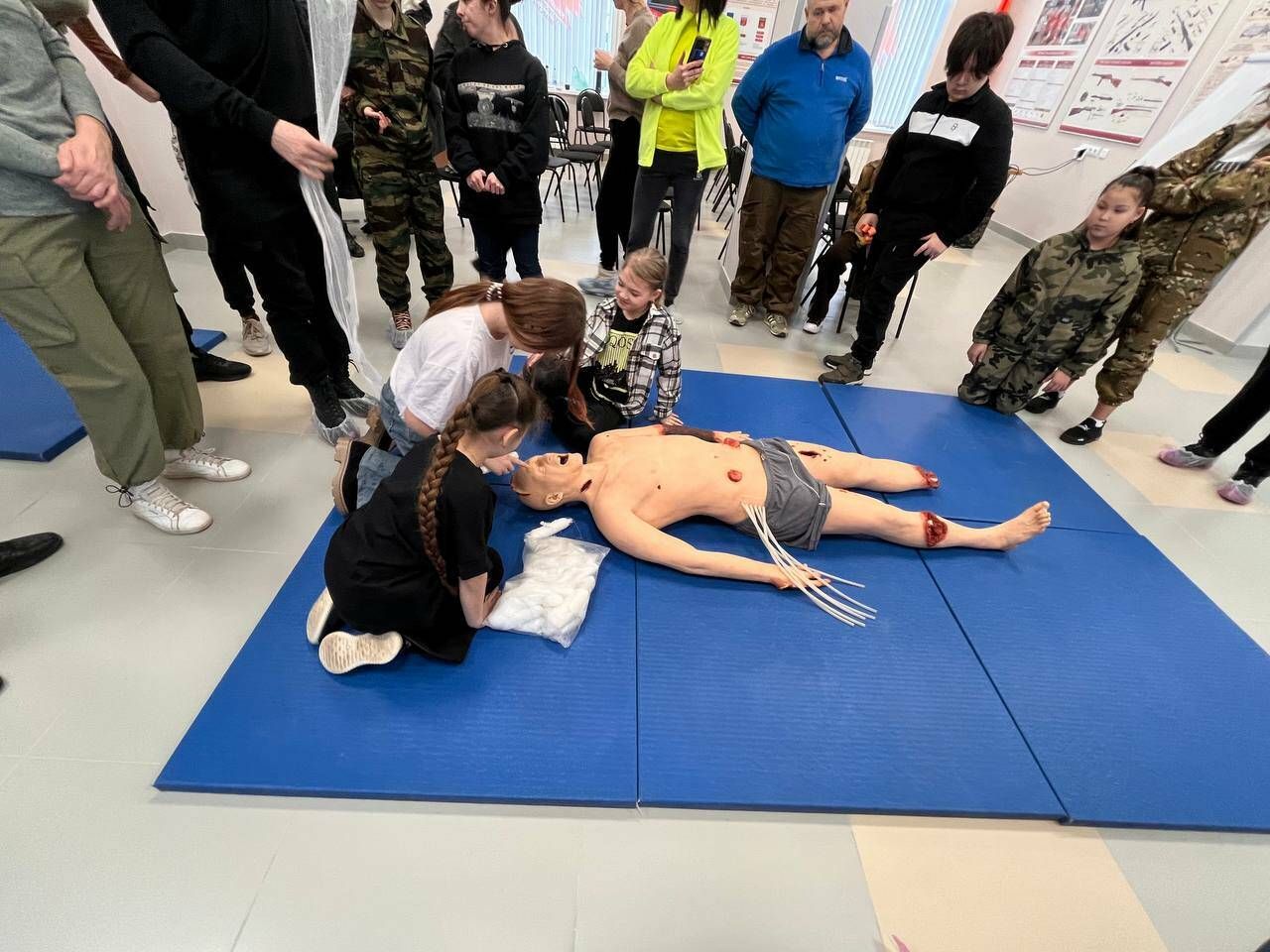 В Казани в республиканском центре «Патриот» стартовали занятия по тактической медицине