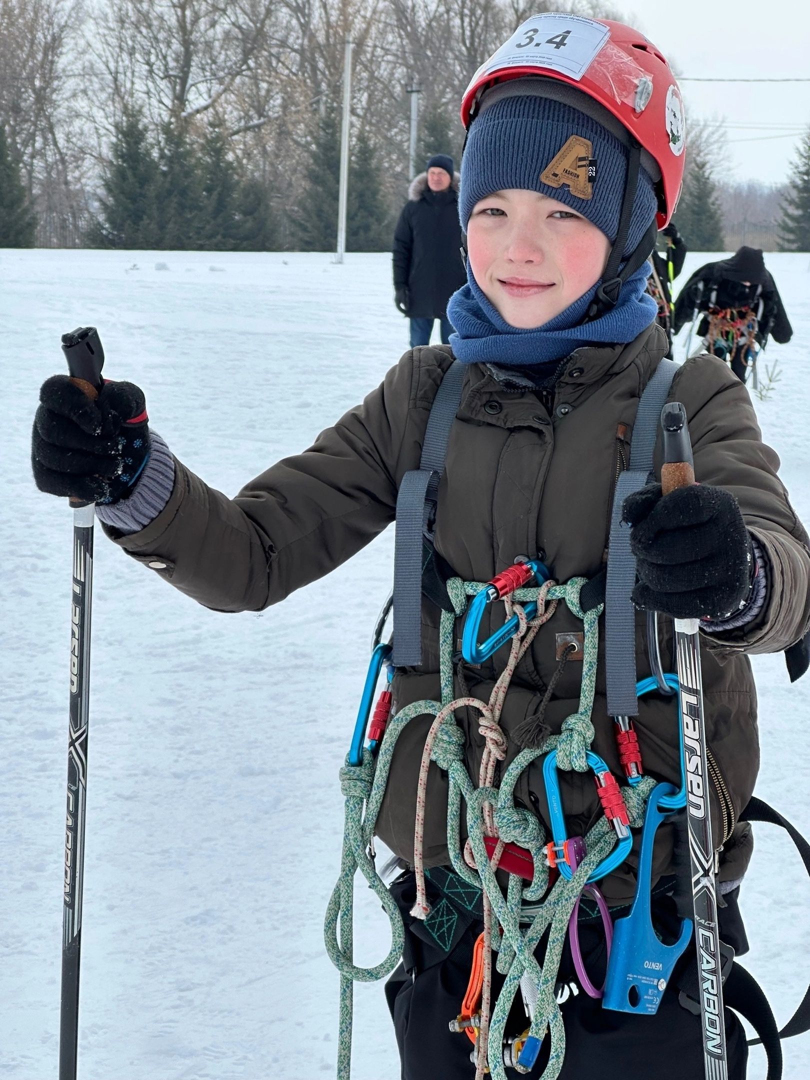 Атабаевская команда на лыжных дистанциях показала замечательные результаты