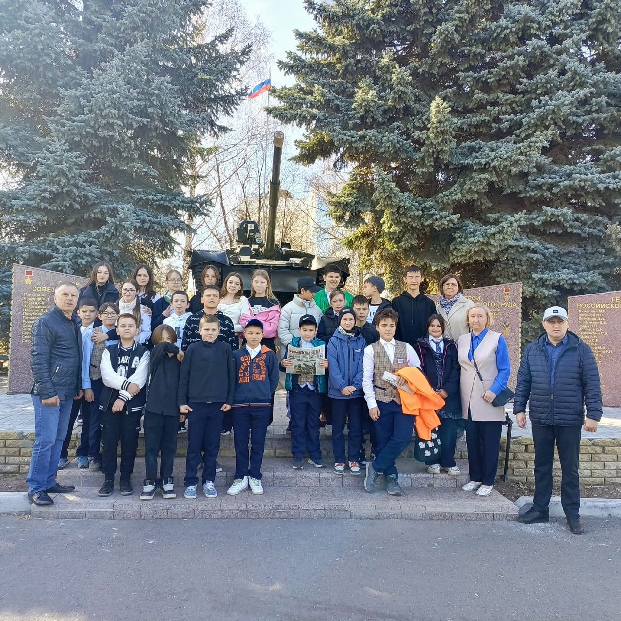 Лицеисты Лаишевского района побывали в Казанском танковом училище