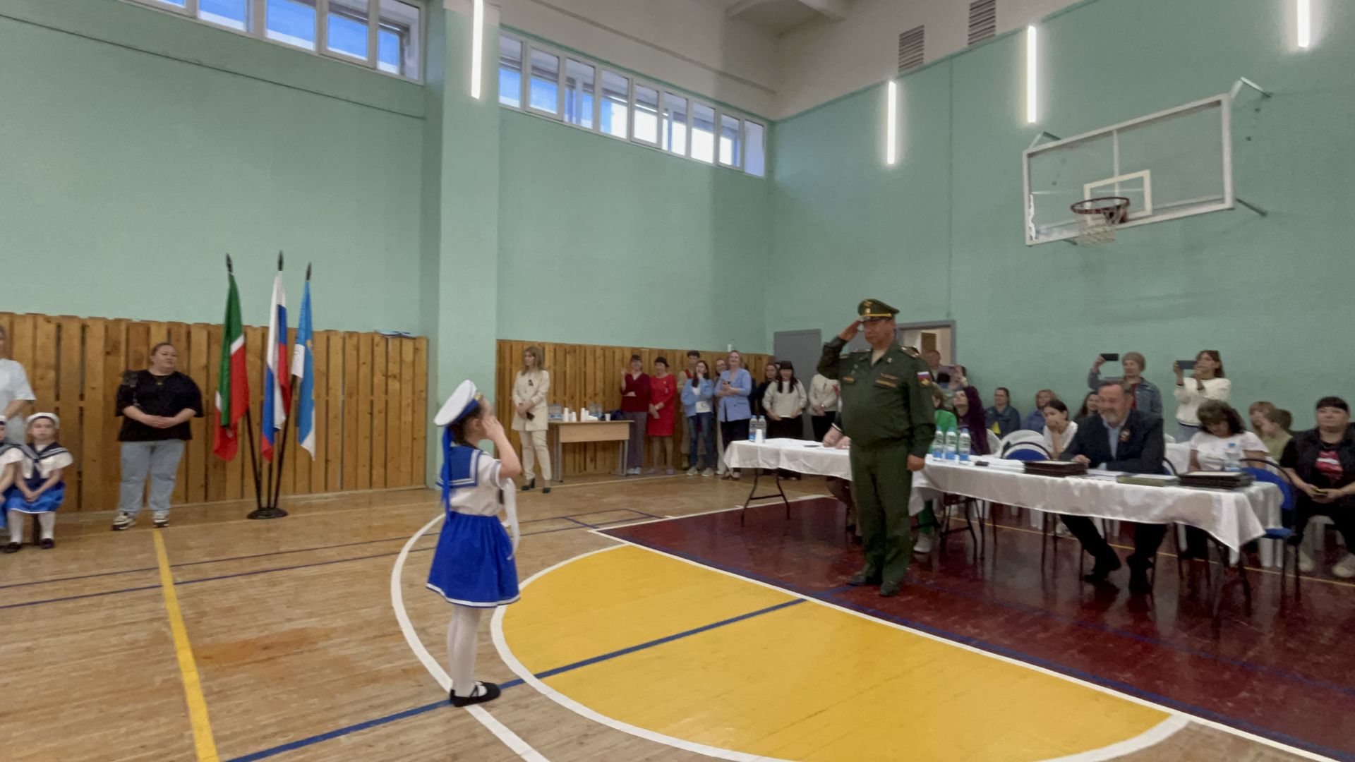 В Лаишеве прошел смотр строя и песни дошкольников