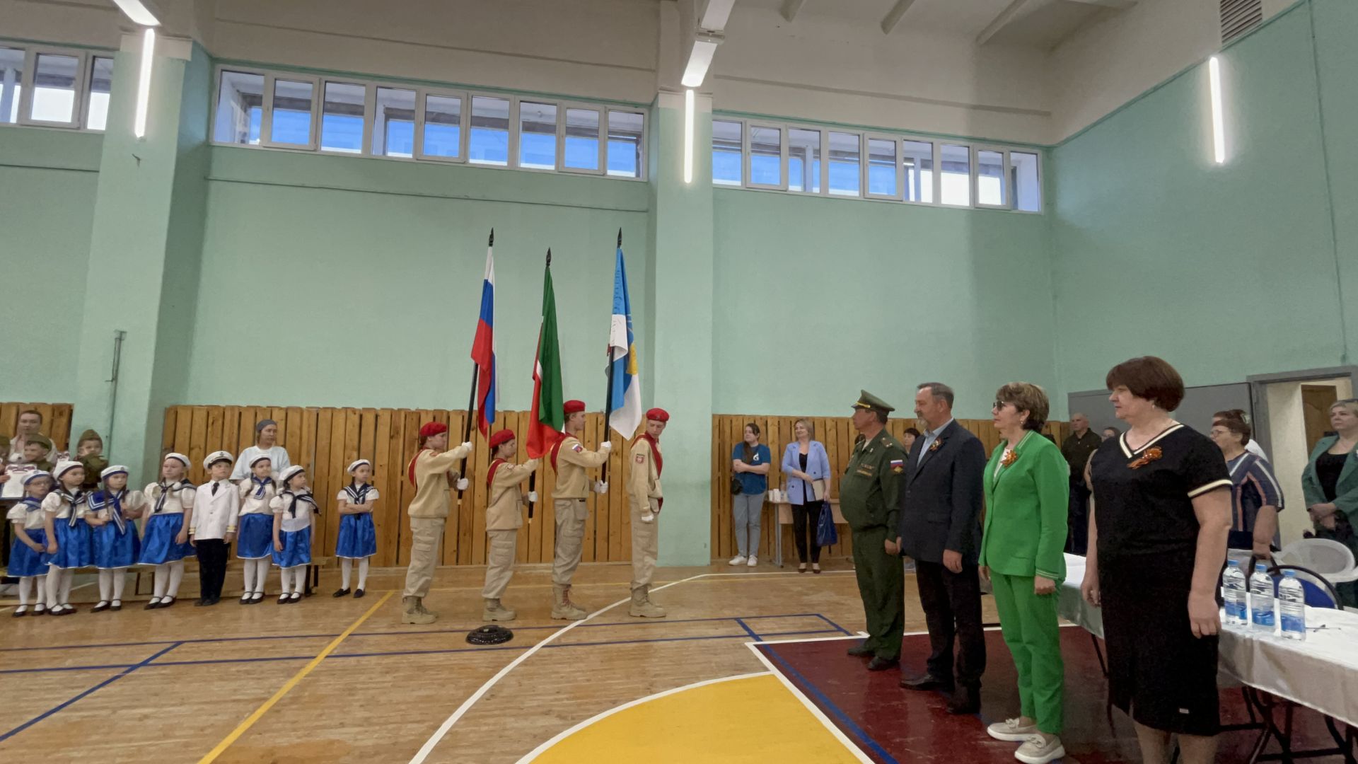 В Лаишеве прошел смотр строя и песни дошкольников