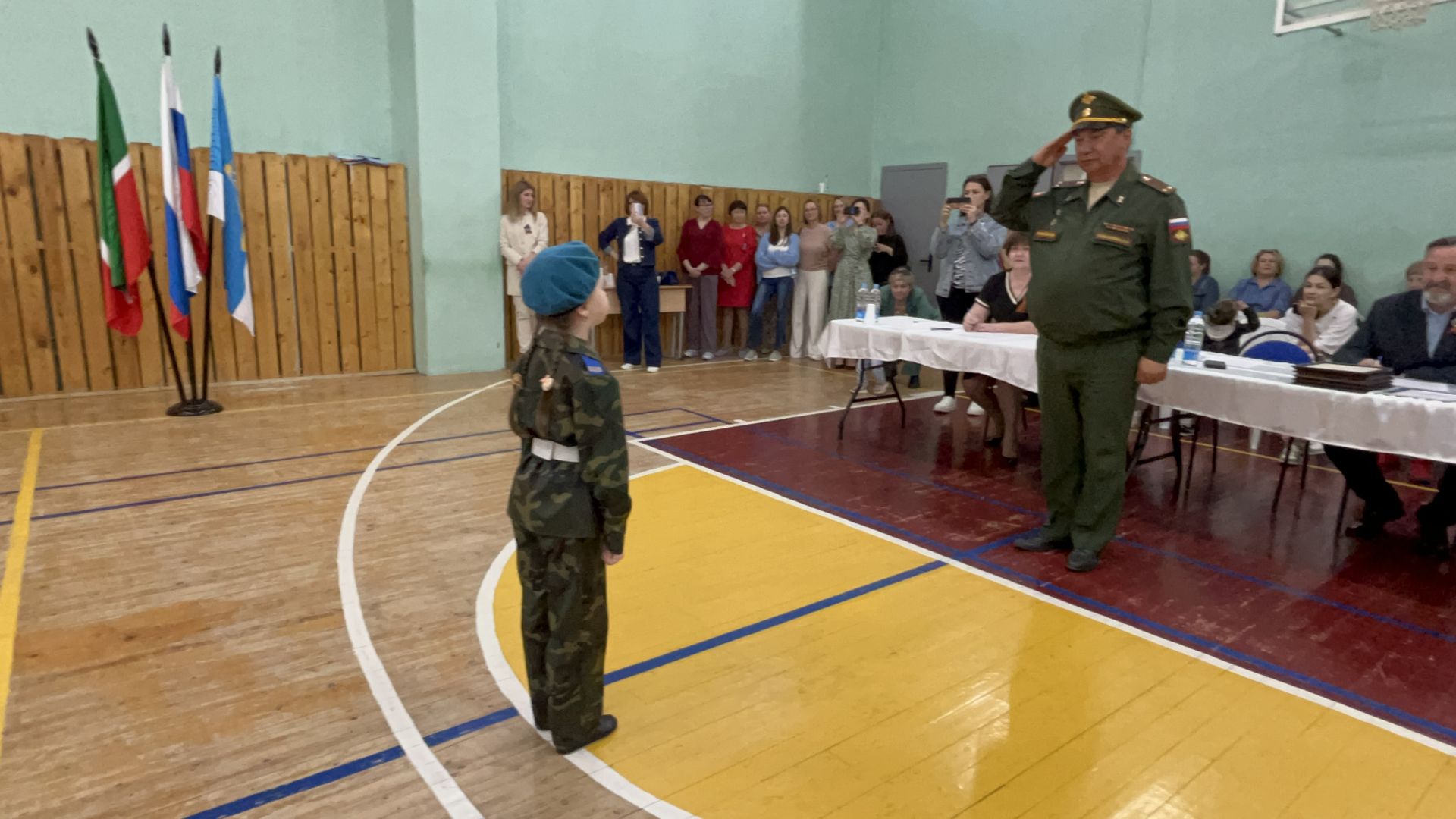 В Лаишеве прошел смотр строя и песни дошкольников