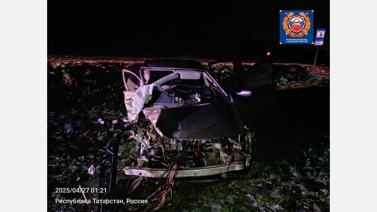 Трагедия на трассе Казань-Оренбург: после лобового столкновения автомобилей один погибший, у троих тяжелые травмы