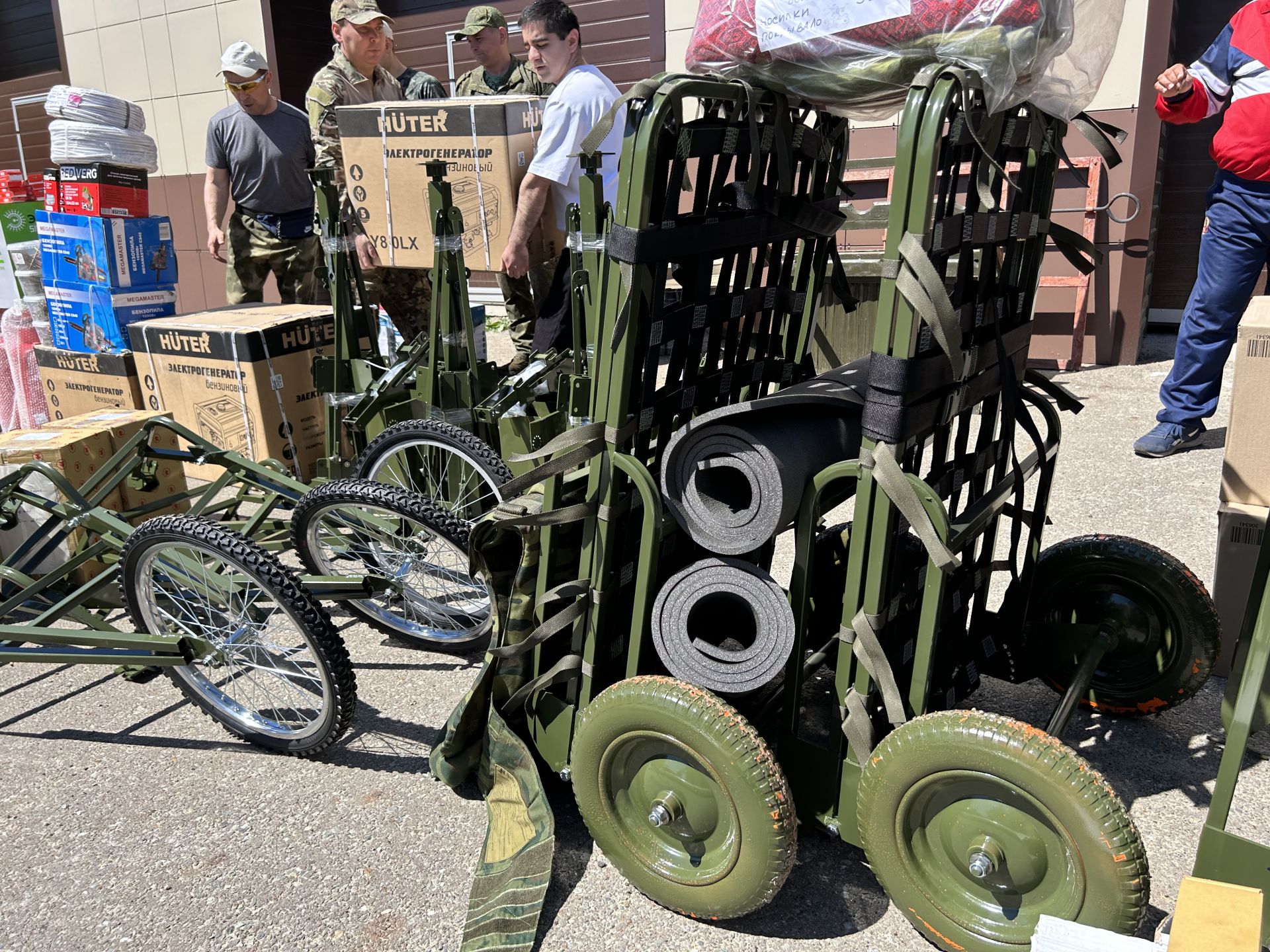 Из Лаишевского района в очередной раз отправлен гуманитарный груз для бойцов на передовой