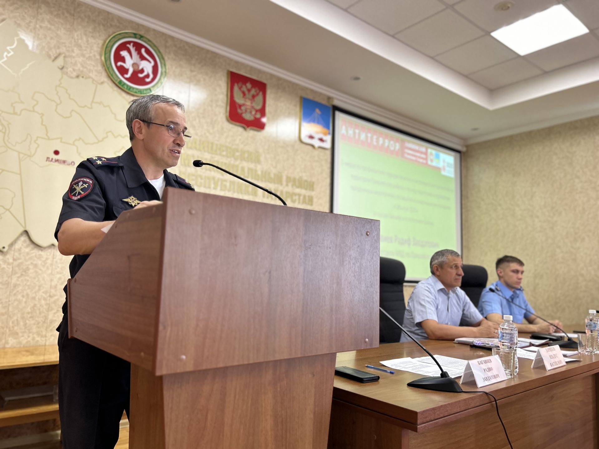 В Лаишевском районе состоялось очередное заседание антитеррористической комиссии