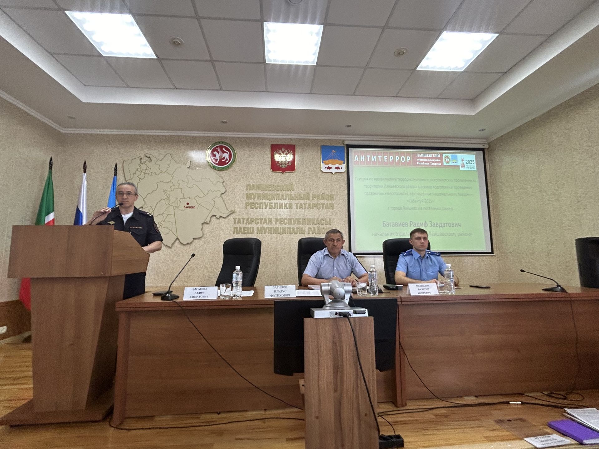 В Лаишевском районе состоялось очередное заседание антитеррористической комиссии