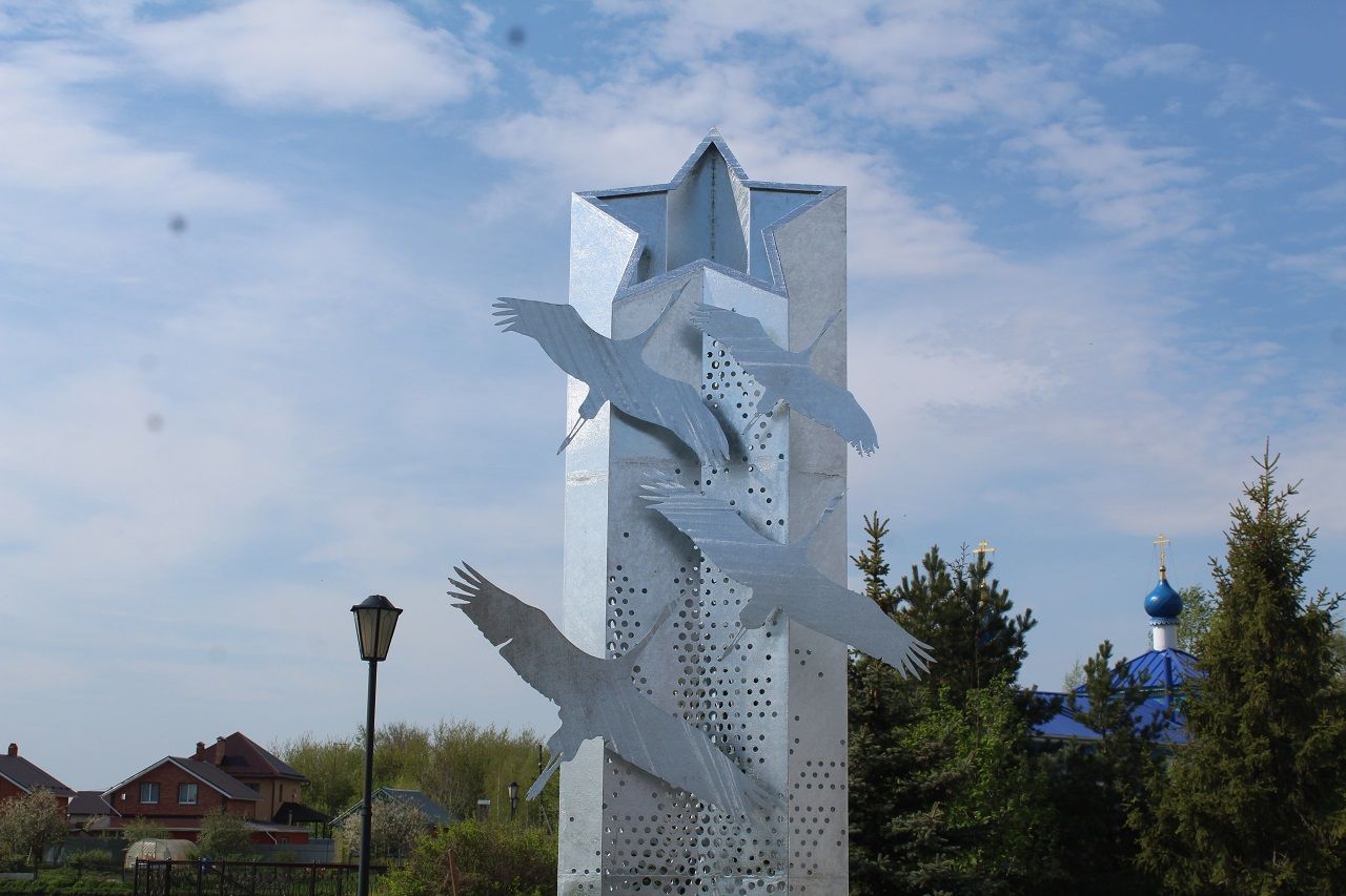 В Лаишевском районе установили памятник участникам Великой Отечественной войны