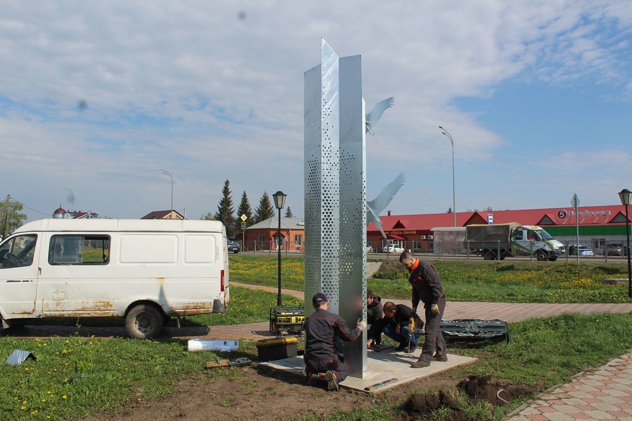 В Лаишевском районе установили памятник участникам Великой Отечественной войны