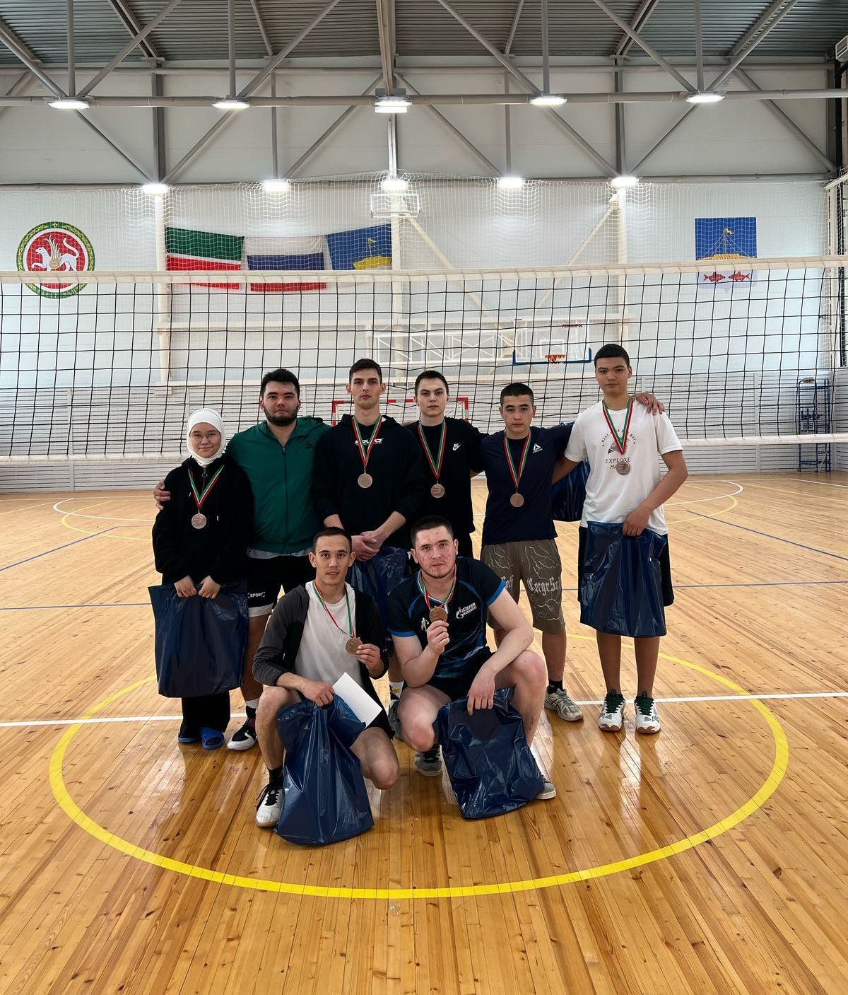 В Лаишеве волейбольный турнир посвятили 80-летию Победы