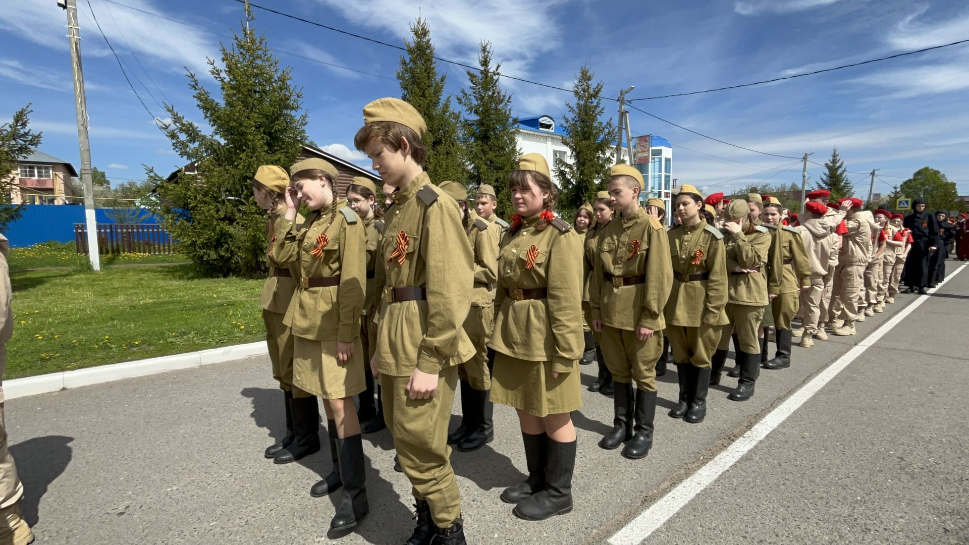 В городе Лаишево прошла генеральная репетиция парада Победы