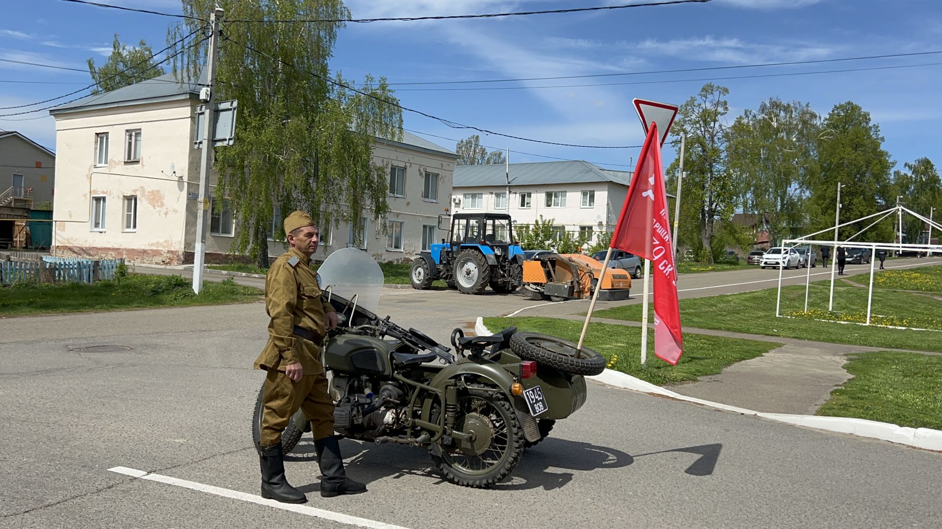 В городе Лаишево прошла генеральная репетиция парада Победы