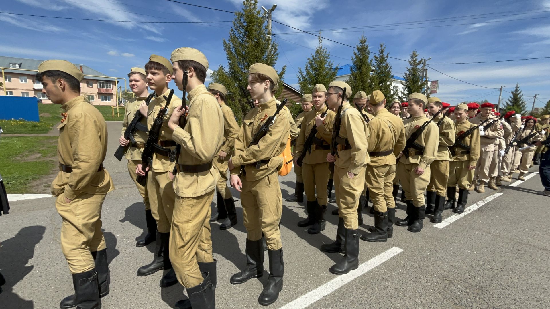 В городе Лаишево прошла генеральная репетиция парада Победы