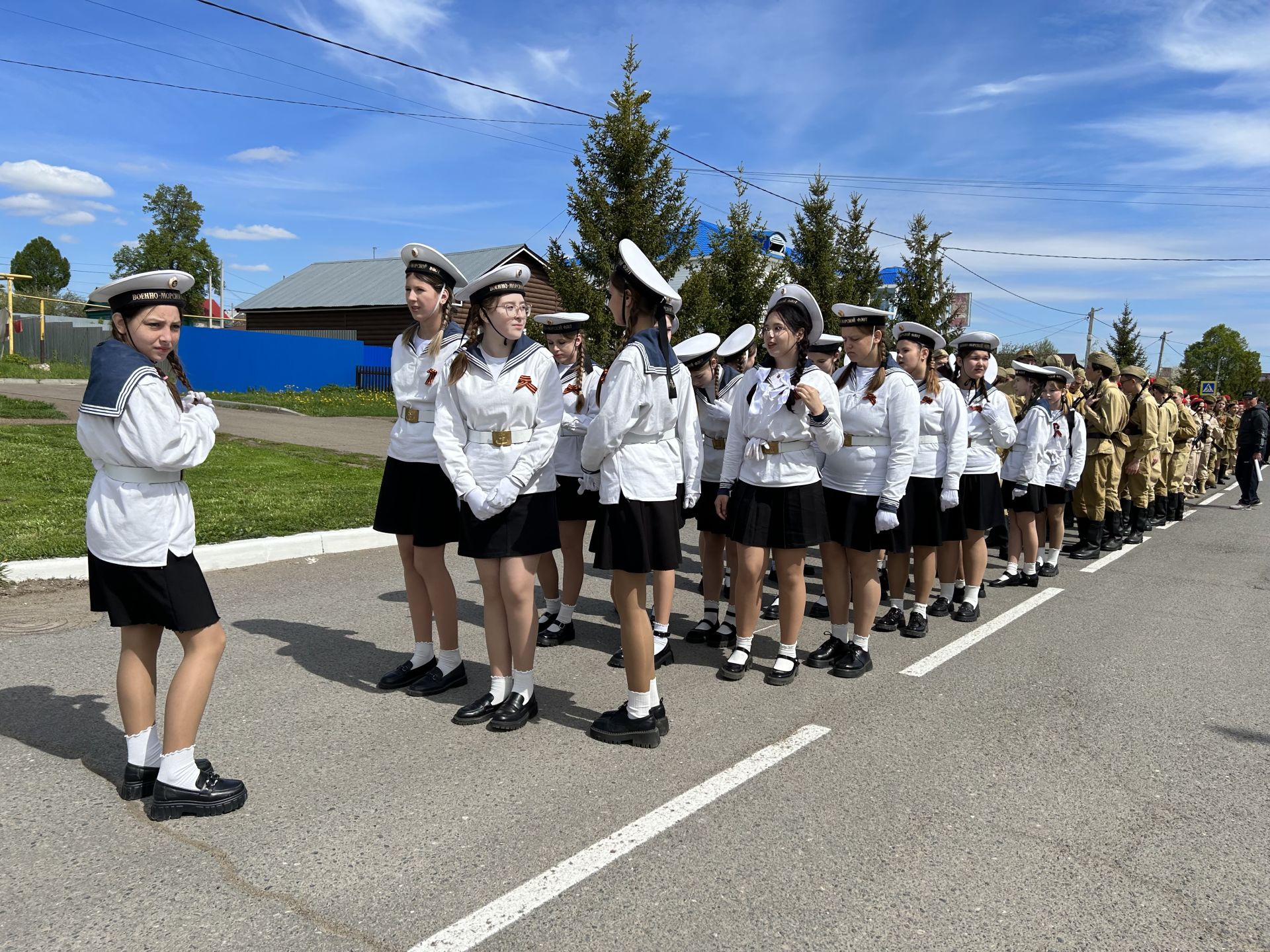 В городе Лаишево прошла генеральная репетиция парада Победы