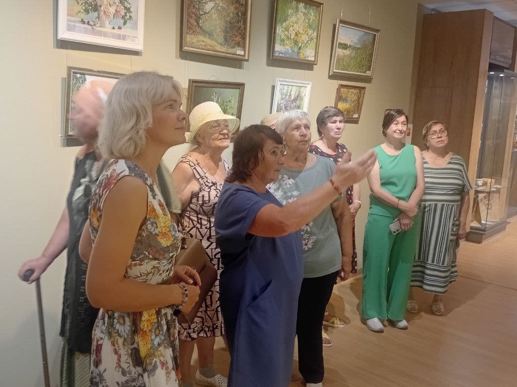 Репортаж с открытия выставки художницы Татьяны Марковой