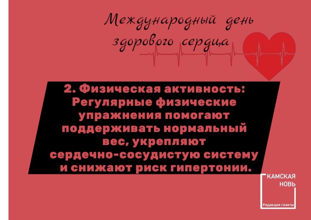 Международный день здорового сердца: важность профилактики сердечно-сосудистых заболеваний