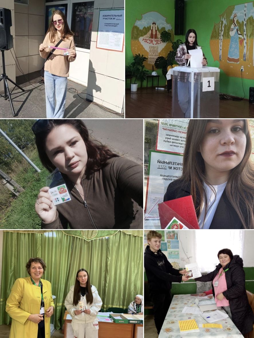 Впервые голосующие студенты Лаишевского техникума приняли участие в выборах