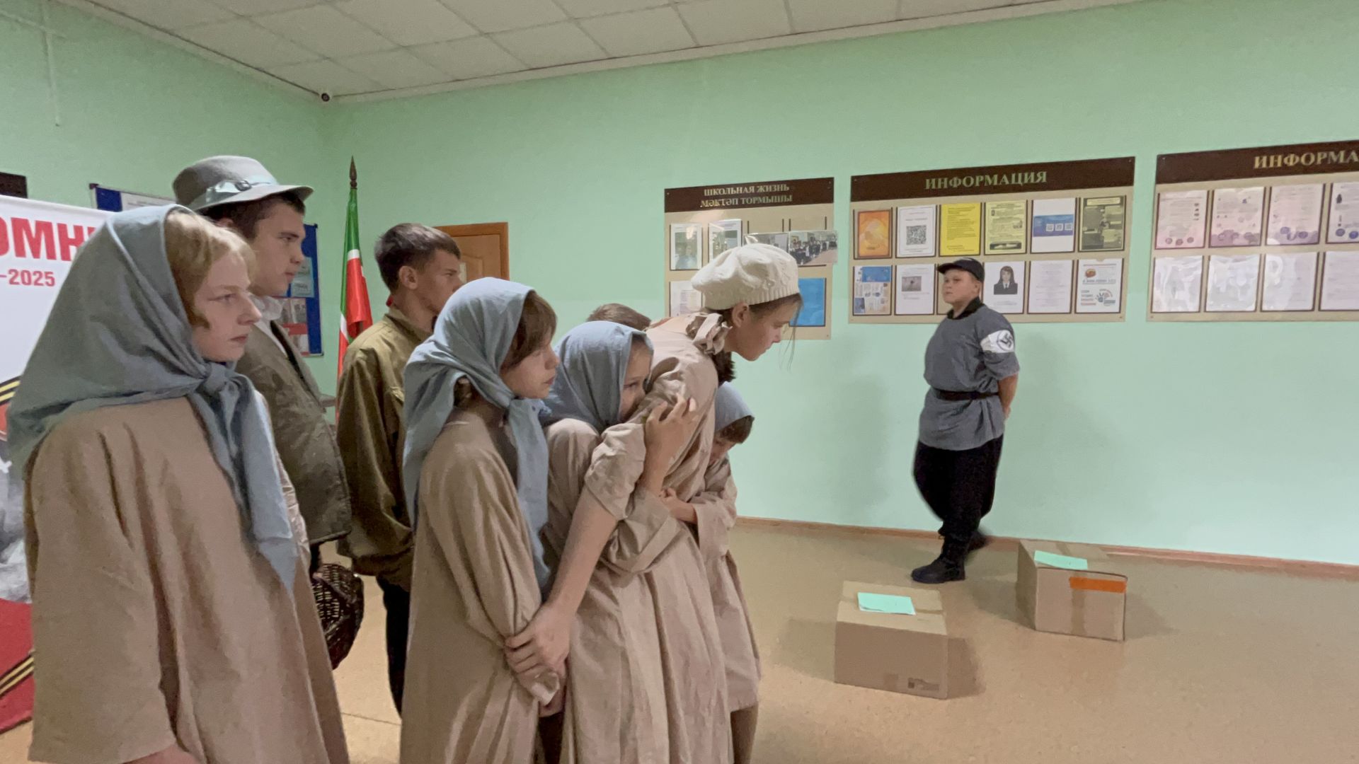 В Лаишевской школе №3 торжественно открыли экспозицию «Наши выпускники — участники СВО»